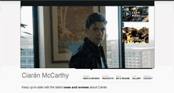 Desktop Screenshot of ciaranmccarthy.com